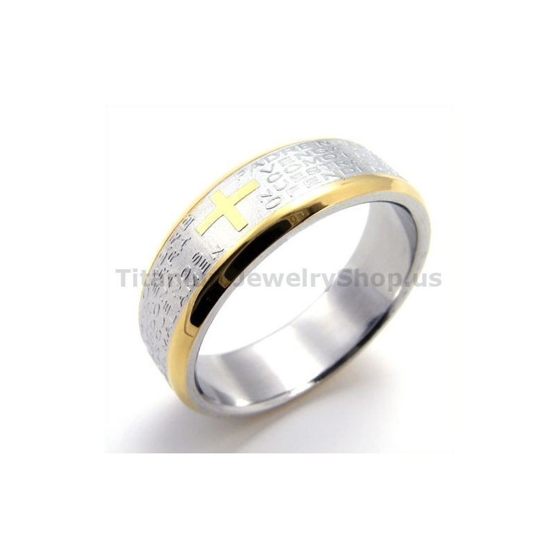 Cross Titanium Ring