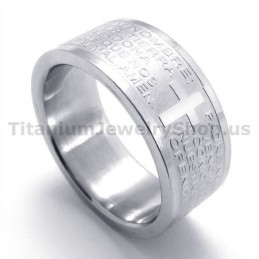 Cross Titanium Ring