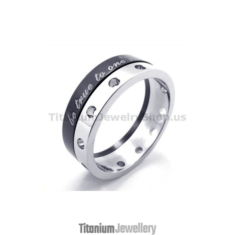 Black Titanium Ring Black Titanium Ring
