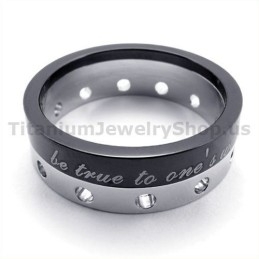 Black Titanium Ring