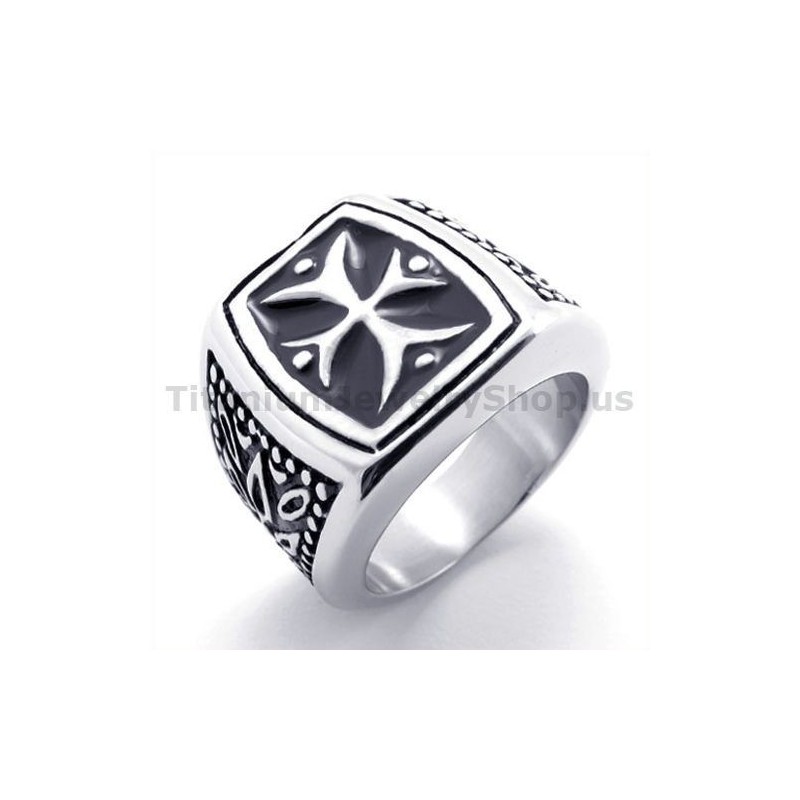 Cross Titanium Ring