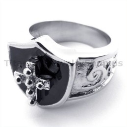 Cross Titanium Ring