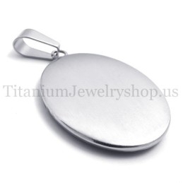 Madonna And Jesus Series Pure Titanium Pendant