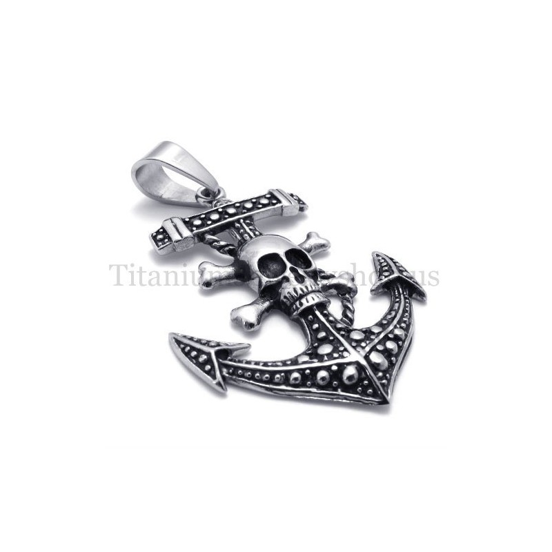 Anchor Of Pirate Ship Titanium Pendant Anchor Of Pirate Ship Titanium Pendant