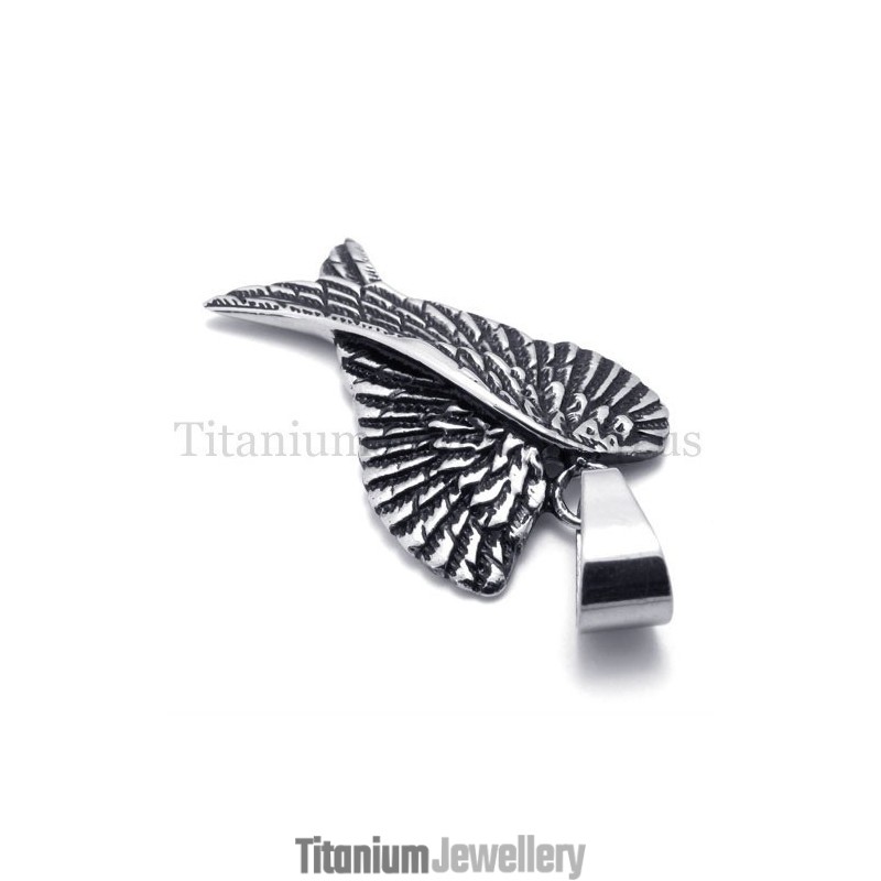 Fashion Eagle Wings Titanium Pendant Fashion Eagle Wings Titanium Pendant