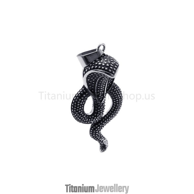 New Classical King Cobra Titanium Pendant New Classical King Cobra Titanium Pendant