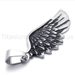 New Classical Devil Wing Titanium Pendant
