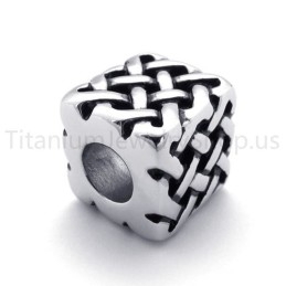 New Classical Cube Titanium Pendant