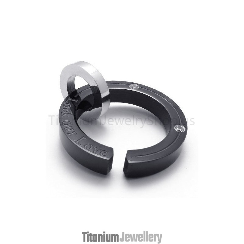 New Fracture Ring Titanium Pendant