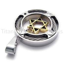 New Hexagram Titanium Pendant
