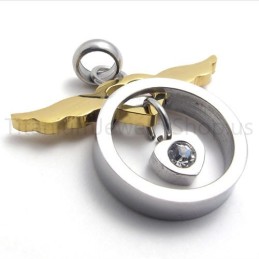 New Lovely Golden Titanium Pendant