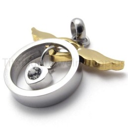 New Lovely Golden Titanium Pendant