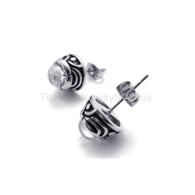 Retro Titanium Earrings