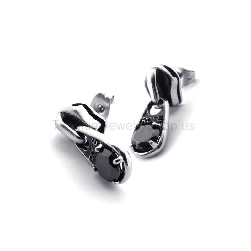 Black Diamond Retro Titanium Earrings Black Diamond Retro Titanium Earrings