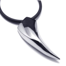 Man Exclusive Polished Pure Titanium Pendant