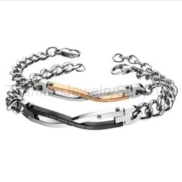 I Was Born To Love You Titanium Lovers Bracelets