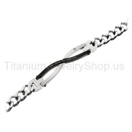 I Was Born To Love You Titanium Lovers Bracelets