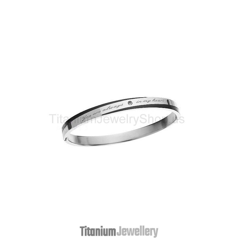 You Are Alwarys In My Heart Titanium Bracelet You Are Alwarys In My Heart Titanium Bracelet