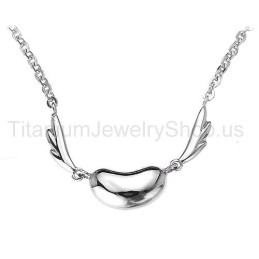 Sweet Angel Titanium Lovers Pendants