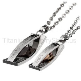 Eternal Love Titanium Lovers Pendants