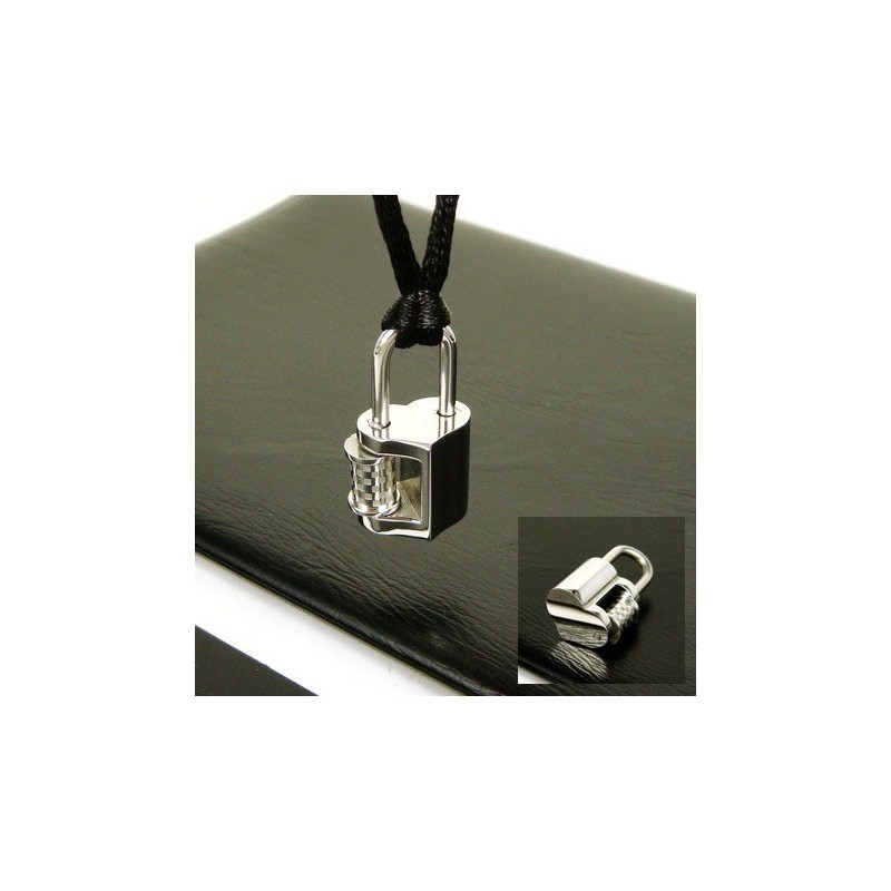Cool Man Love Lock Pure Titanium Pendant Necklace Cool Man Love Lock Pure Titanium Pendant Necklace