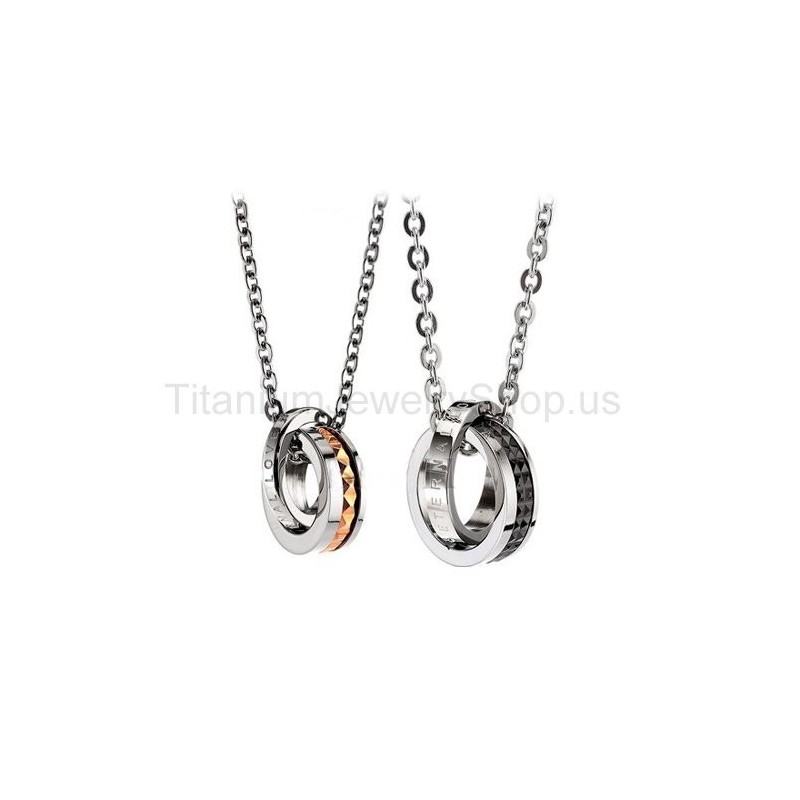 Eternal Love Titanium Lovers Pendants Eternal Love Titanium Lovers Pendants