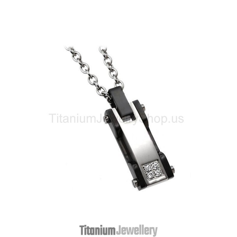 Black Titanium Pendant Black Titanium Pendant