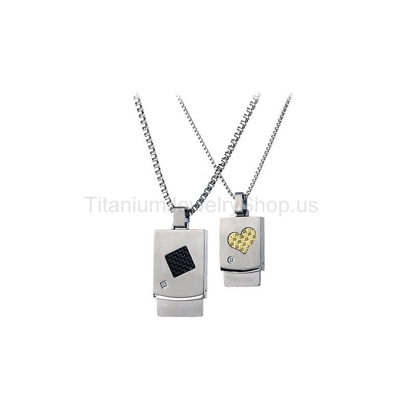 Titanium Lovers Pendants