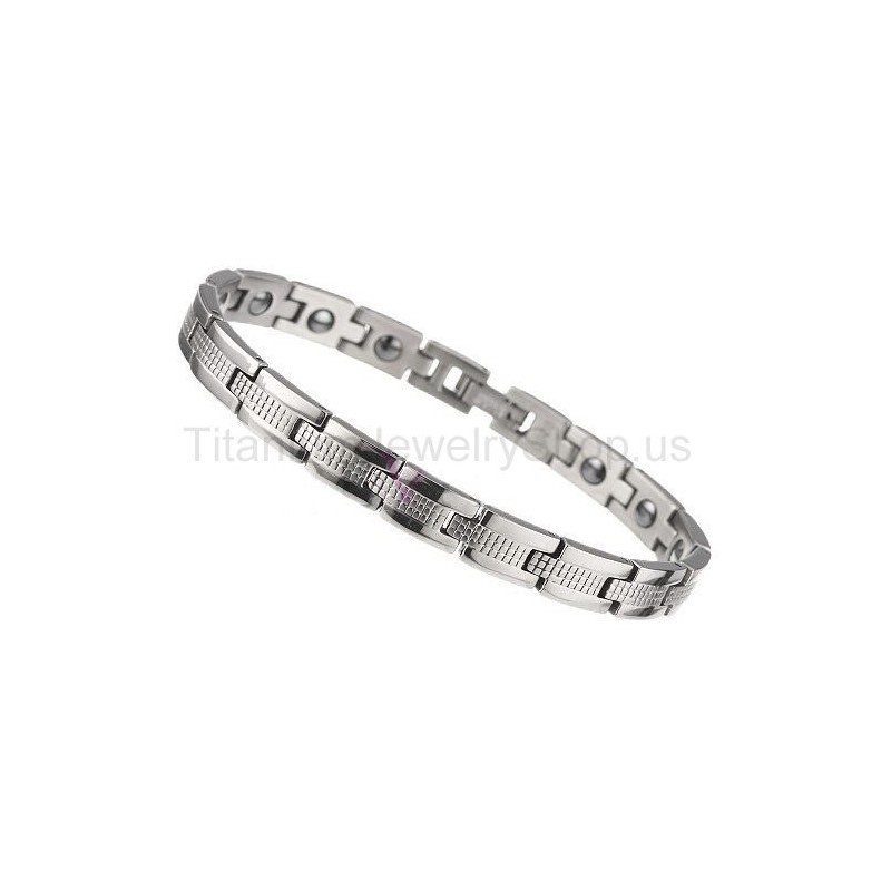 8 Inches Womens Titanium Bracelet
