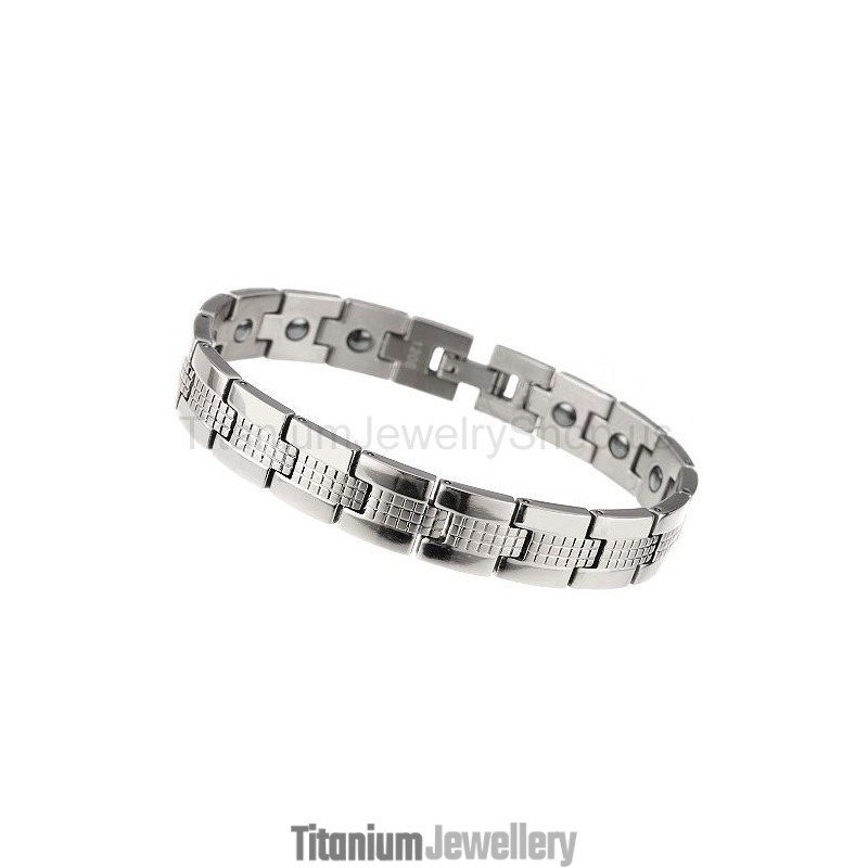 8.5 Inches Mens Titanium Bracelet