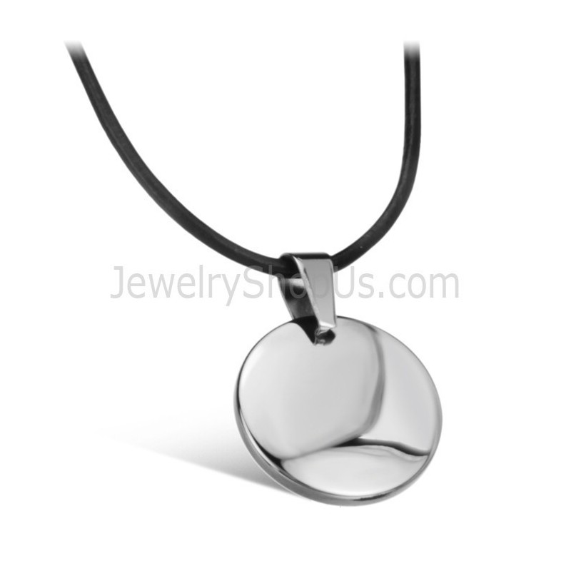Tungsten High Polish Pendent Wx637