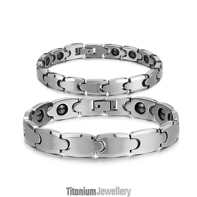 High Polish Tungsten Magnetic Energy Health Bracelet C945
