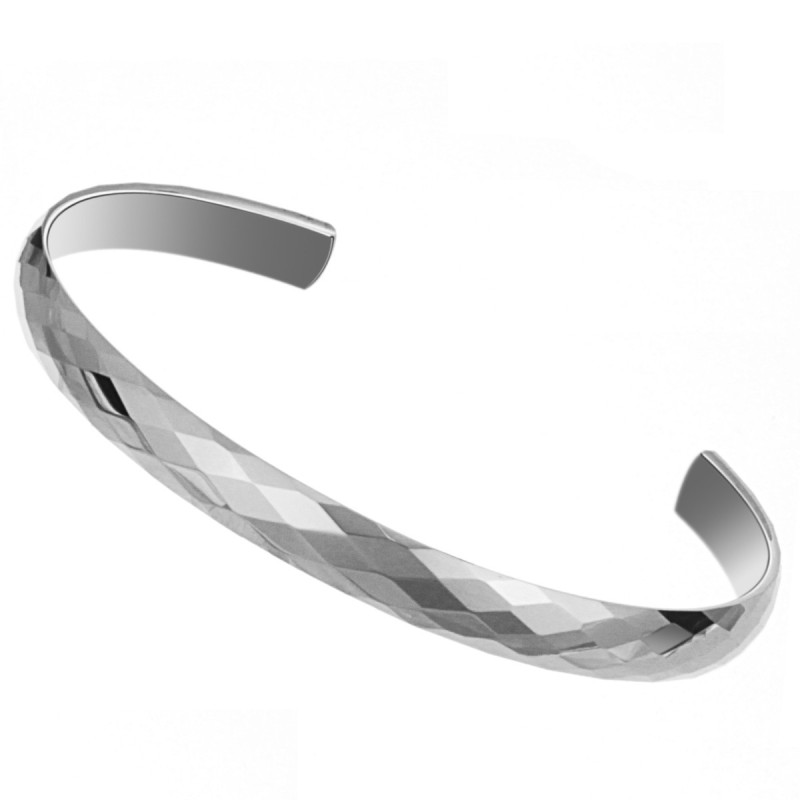 Tungsten Silver High Polish Bangle C897 Tungsten Silver High Polish Bangle C897
