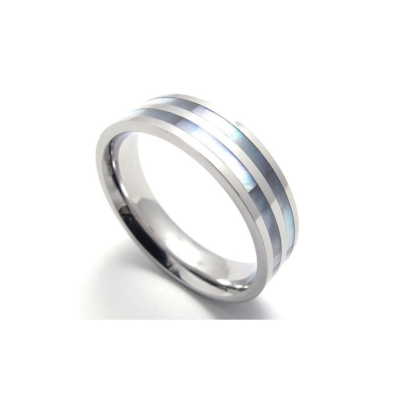 Polished Titanium Two Ring