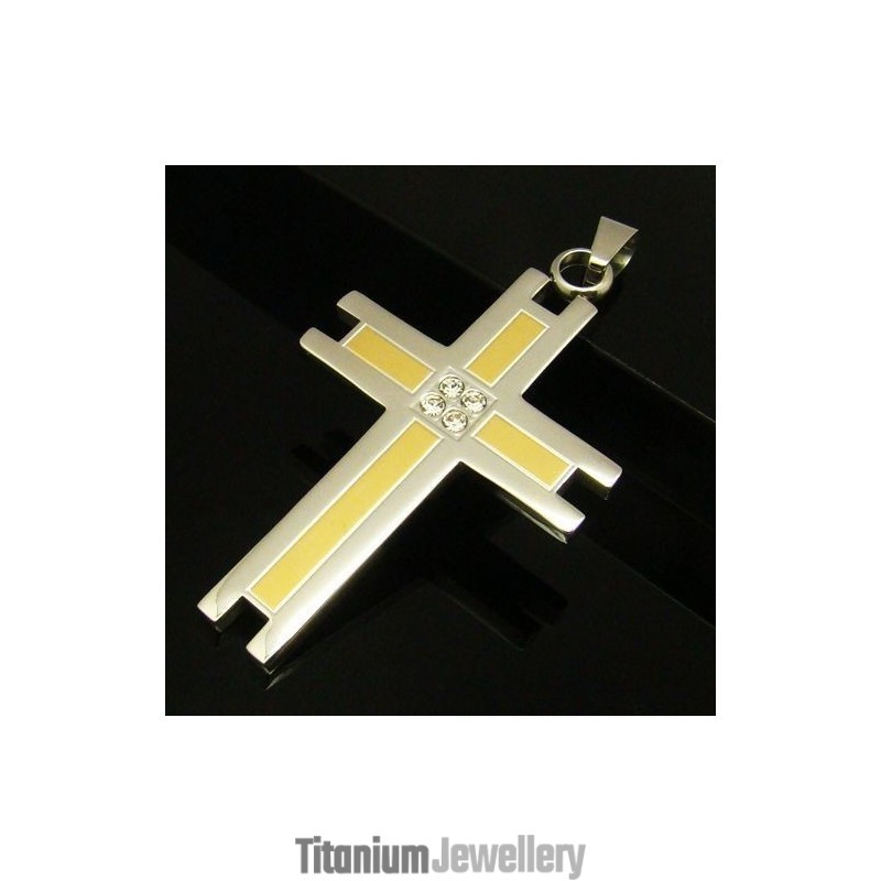 Cool Man Cross Pure Titanium Pendant Gift Cool Man Cross Pure Titanium Pendant Gift