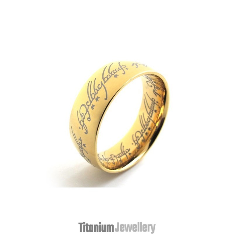 Gold Lord Titanium Ring