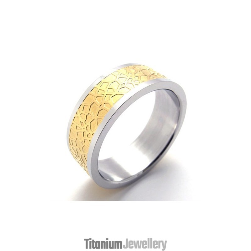 Gold Titanium Ring