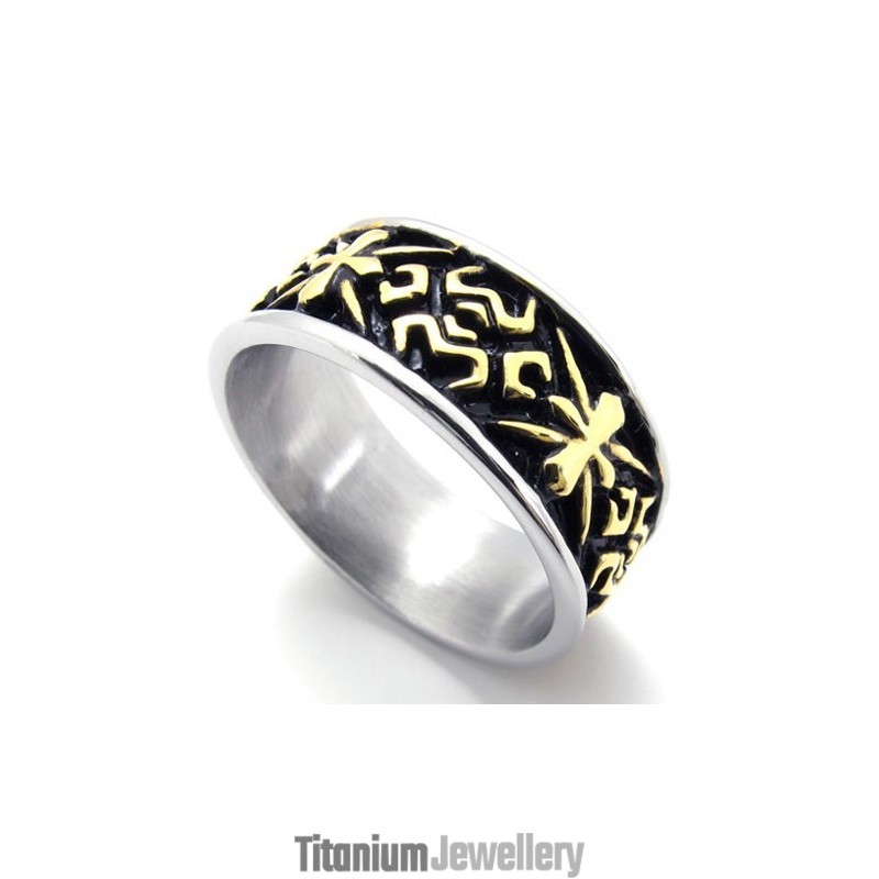 Gold Vintage Titanium Ring Gold Vintage Titanium Ring