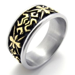 Gold Vintage Titanium Ring
