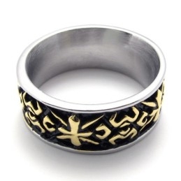Gold Vintage Titanium Ring