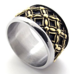 Colored Vintage Titanium Ring