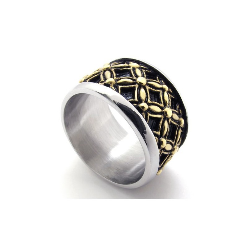 Colored Vintage Titanium Ring