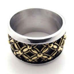 Colored Vintage Titanium Ring