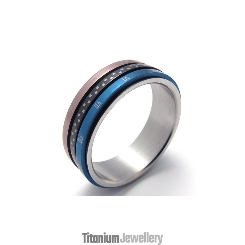 Colored Titanium Ring Colored Titanium Ring