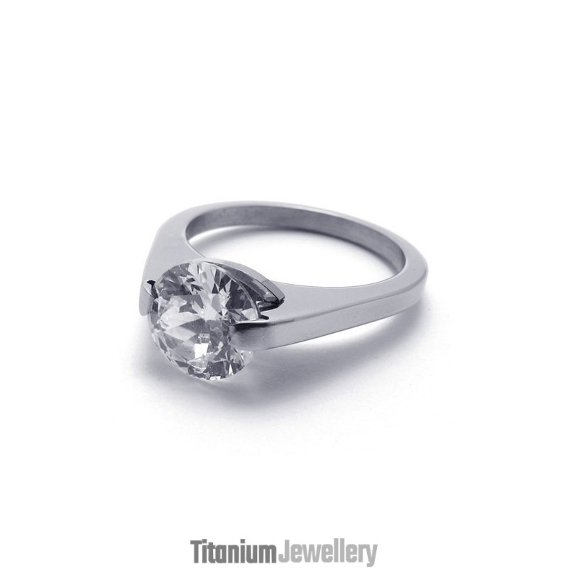 Diamond Titanium Ring Diamond Titanium Ring