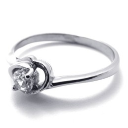 Diamond Titanium Ring For Women