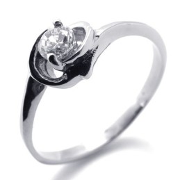 Diamond Titanium Ring For Women