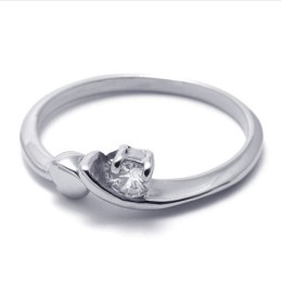 Diamond Titanium Ring