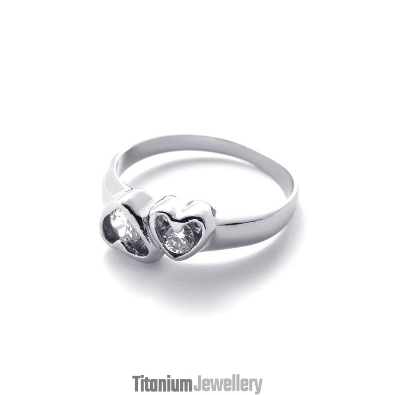 Diamond WoMen's Titanium Ring Diamond WoMen's Titanium Ring