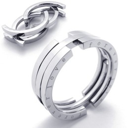 Puzzle Titanium Ring